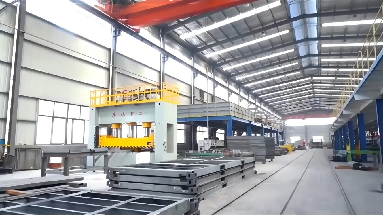 Container parts production line