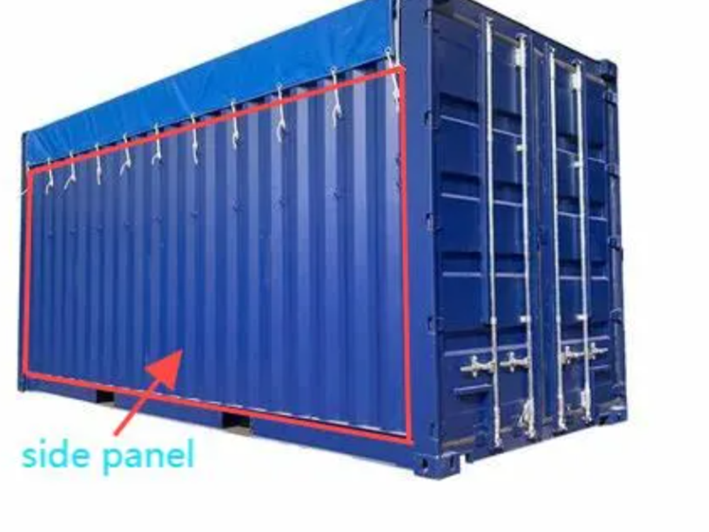 Container Side Panels application